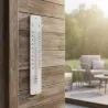 Thermomètre extérieur sur plaque métal 45cm