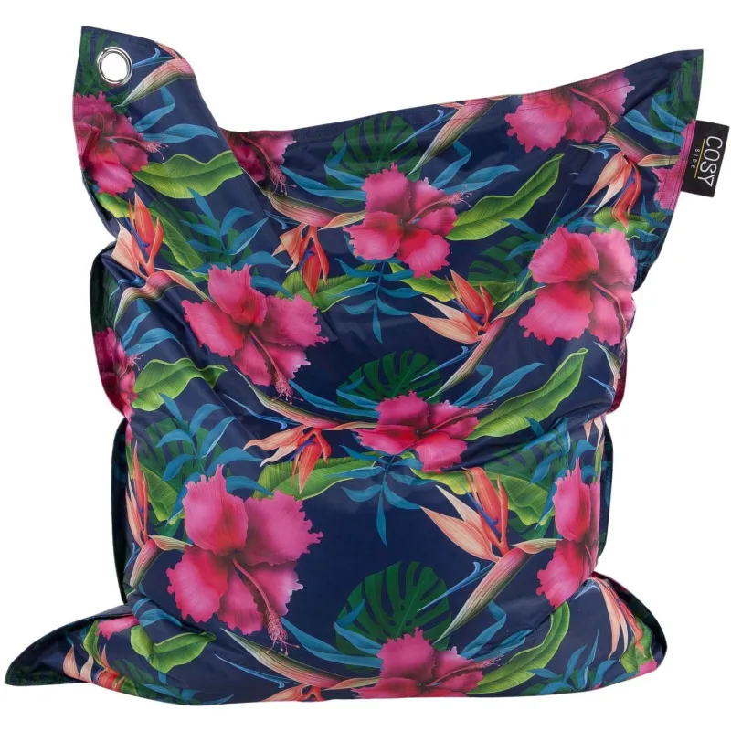 Maxi coussin imprimé intérieur extérieur 110 x 130 cm
