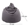 Poire en coton déhoussable Flo