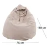 Poire en coton déhoussable Flo