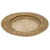 Dessous d'assiette en rotin et cannage