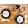 Dessous d'assiette en rotin et cannage