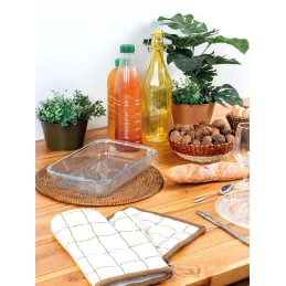 Dessous de plat en rotin antique