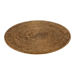Dessous de plat en rotin antique