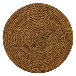 Dessous de plat en rotin antique