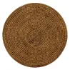 Dessous de plat en rotin antique