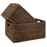 Corbeilles de rangement en rotin (Lot de 2)