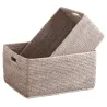 Corbeilles de rangement en rotin (Lot de 2)