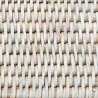 Cache-pots carrés en rotin patiné blanc (lot de 2)