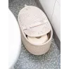 Rangement pour papier toilette en rotin