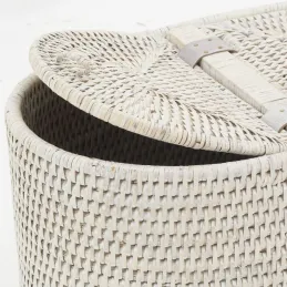 Rangement pour papier toilette en rotin