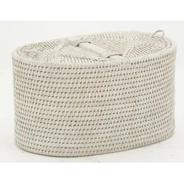 Rangement pour papier toilette en rotin