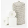 Boite de rangement pour papier toilette en rotin
