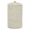 Boite de rangement pour papier toilette en rotin