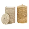 Boite de rangement pour papier toilette en rotin