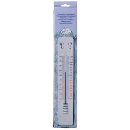 Thermomètre extérieur sur plaque métal 45cm