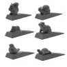 Lot de 6 cale-portes en fonte Animaux