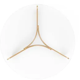 Table basse en bois et verre Madera