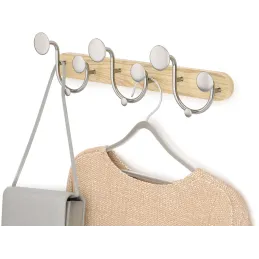Patère en bois de frêne 9 crochets Melody