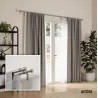 Tringle à rideaux nickel Cappa 305 à 457 cm