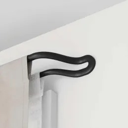 Double tringle à rideaux extensible Midnight