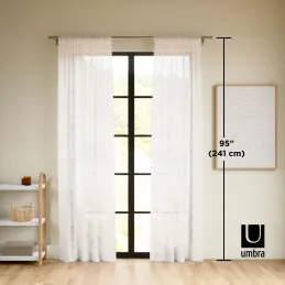 Rideaux Sheera 241 x 132 cm (Lot de 2)