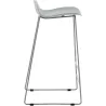 Tabouret de bar en acier et plastique Wave (Lot de 2)
