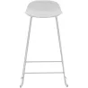 Tabouret de bar en acier et plastique Wave (Lot de 2)