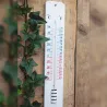 Thermomètre extérieur sur plaque métal 45cm