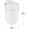 Poubelle Touch pour salle de bain