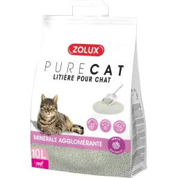 Litière agglomérante parfum floral Purecat
