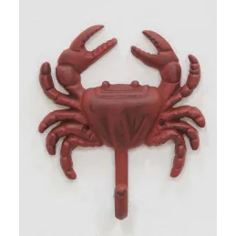 Patère en métal Crabe 12 x 5 x 13.5 cm