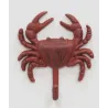 Patère en métal Crabe 12 x 5 x 13.5 cm