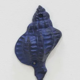 Patère en métal Coquillage  7 x 5 x 18 cm