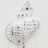 Patère en métal Coquillage  7 x 5 x 18 cm