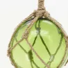 Boule en verre avec corde 12.5 cm