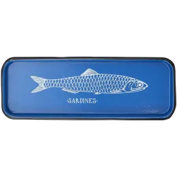 Plateau en métal Sardines 35 x 13 x 2 cm