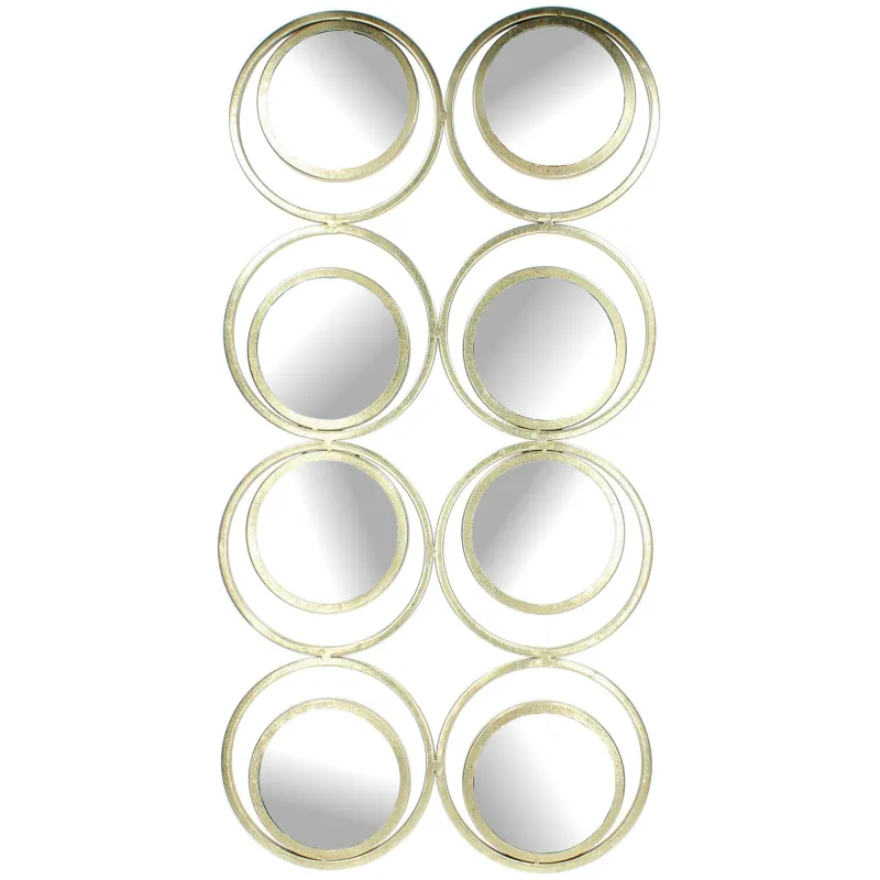 Miroir 8 bulles champagne