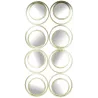 Miroir 8 bulles champagne