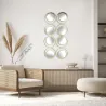 Miroir 8 bulles champagne