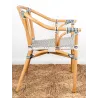 Fauteuil en rotin naturel et polyrésine Ona