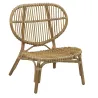 Fauteuil en rotin naturel Lazy