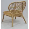 Fauteuil en rotin naturel Lazy