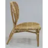 Fauteuil en rotin naturel Lazy
