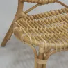 Fauteuil en rotin naturel Lazy
