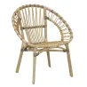 Fauteuil rond en rotin Jazz
