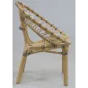 Fauteuil rond en rotin Jazz