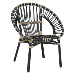 Fauteuil rond en rotin Jazz