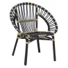 Fauteuil rond en rotin Jazz
