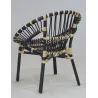 Fauteuil rond en rotin Jazz